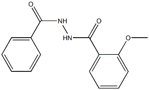 N'-benzoyl-2-methoxybenzohydrazide Struktur