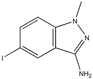 5-Iodo-1-methyl-1H-indazol-3-ylamine Struktur