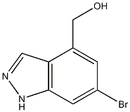 (6-Bromo-1H-indazol-4-yl)methanol Struktur