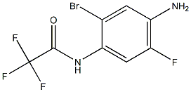 N-(4-Amino-2-bromo-5-fluoro-phenyl)-2,2,2-trifluoro-acetamide Struktur