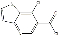 7-Chloro-thieno[3,2-b]pyridine-6-carbonyl chloride Struktur