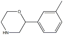 2-(3-methylphenyl)morpholine Struktur