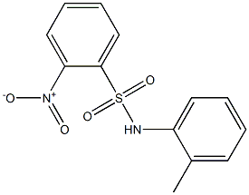 2-NITRO-N-O-TOLYL-BENZENESULFONAMIDE Struktur