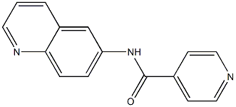 N-quinolin-6-ylisonicotinamide Struktur