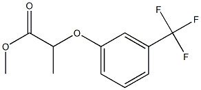 methyl 2-(3-(trifluoromethyl)phenoxy)propanoate Struktur