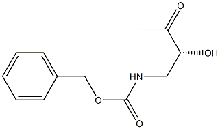 (R)-benzyl (2-hydroxy-3-oxobutyl)carbamate Struktur