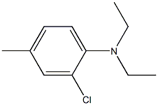 2-CHLORO-N,N-DIETHYL-P-TOLUIDINE Struktur