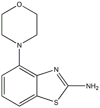 4-morpholinobenzo[d]thiazol-2-amine Struktur