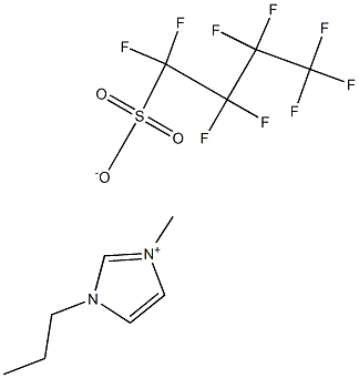 1-propyl-3-methylimidazolium perfluorobutanesulfonate Struktur