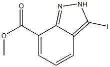 3-Iodo-2H-indazole-7-carboxylic acid methyl ester Struktur