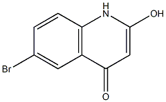 6-Bromo-2-hydroxy-1H-quinolin-4-one Struktur