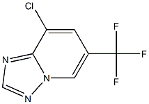 8-Chloro-6-trifluoromethyl-[1,2,4]triazolo[1,5-a]pyridine Struktur