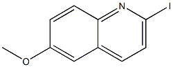 2-Iodo-6-methoxy-quinoline Struktur