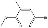 6-Bromo-3-methoxy-4-methyl-pyridazine Struktur