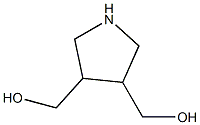 (3S,4R)-pyrrolidine-3,4-diyldimethanol Struktur