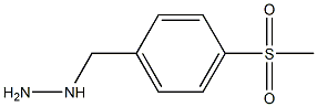 (4-(methylsulfonyl)benzyl)hydrazine Struktur