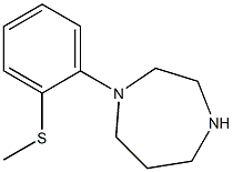 1-(2-(methylthio)phenyl)-1,4-diazepane Struktur