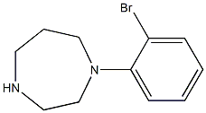 1-(2-bromophenyl)-1,4-diazepane Struktur