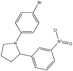 1-(4-bromophenyl)-2-(3-nitrophenyl)pyrrolidine