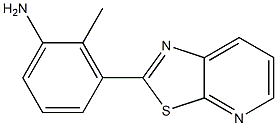 2-methyl-3-(thiazolo[5,4-b]pyridin-2-yl)aniline Struktur