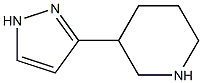 3-(1H-pyrazol-3-yl)piperidine Struktur