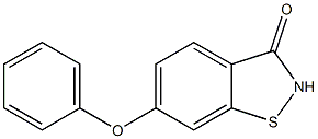 6-phenoxybenzo[d]isothiazol-3(2H)-one Struktur