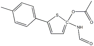 methyl 2-(5-(4-hydroxyphenyl)thiophene-2-carboxamido)acetate Struktur