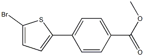 methyl 4-(5-bromothiophen-2-yl)benzoate Struktur