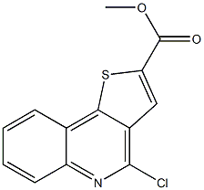 methyl 4-chlorothieno[3,2-c]quinoline-2-carboxylate Struktur