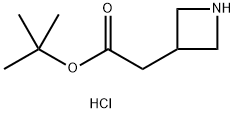 tert-butyl 2-(azetidin-3-yl)acetate hydrochloride Struktur