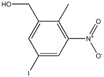 (5-iodo-2-methyl-3-nitrophenyl)methanol Struktur