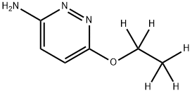 3-Amino-6-(ethoxy-d5)-pyridazine Struktur