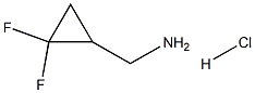 (2,2-difluorocyclopropyl)methanamine hydrochloride Struktur