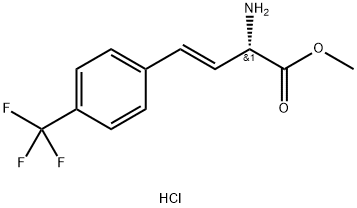 (S,E)-Methyl 2-amino-4-(4-(trifluoromethyl)phenyl)but-3-enoate hydrochloride Struktur