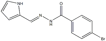 4-bromo-N'-(1H-pyrrol-2-ylmethylene)benzohydrazide Structure