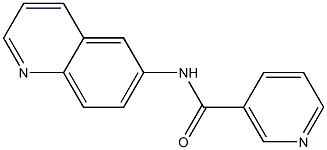 N-quinolin-6-ylnicotinamide Struktur