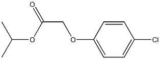 isopropyl 2-(4-chlorophenoxy)acetate Struktur