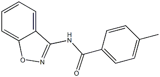 N-(benzo[d]isoxazol-3-yl)-4-methylbenzamide Struktur