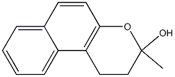 3-METHYL-2,3-DIHYDRO-1H-BENZO(F)CHROMEN-3-OL Struktur