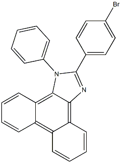 2-(4-bromophenyl)-1-phenyl-1H-phenanthro[9,10-d]imidazole Struktur