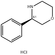 (3R)-3-Phenyl-morpholinehydrochloride Struktur