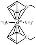 Dimethylbis(ethylcyclopentadienyl)zirconium, 98% Struktur