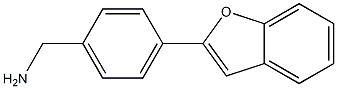 (4-(benzofuran-2-yl)phenyl)methanamine Struktur