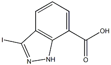 3-Iodo-1H-indazole-7-carboxylic acid Struktur