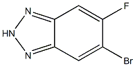 5-Bromo-6-fluoro-2H-benzotriazole Struktur