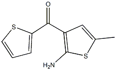 (2-amino-5-methylthiophen-3-yl)(thiophen-2-yl)methanone Struktur