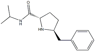 (2S,5S)-5-benzyl-N-isopropylpyrrolidine-2-carboxamide Struktur