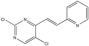 (E)-2,5-dichloro-4-(2-(pyridin-2-yl)vinyl)pyrimidine