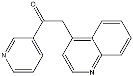 1-(pyridin-3-yl)-2-(quinolin-4-yl)ethanone