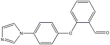 2-(4-(1H-imidazol-1-yl)phenoxy)benzaldehyde Struktur